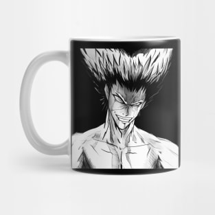 the mark of the wolves garou martial art expert in anime style ecopop in dark Mug